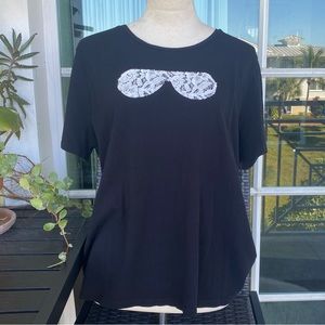 Karl Lagerfield black tee
